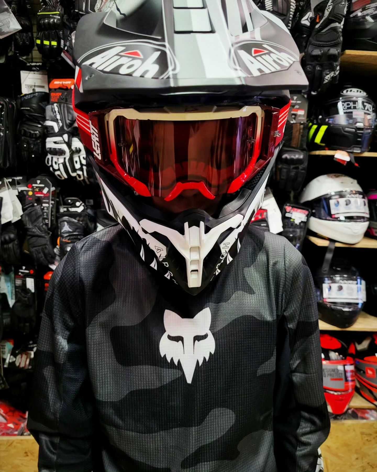 Bluza,koszulka dziecięca na crossa,quada Fox 180 Junior na KTM,Yamaha