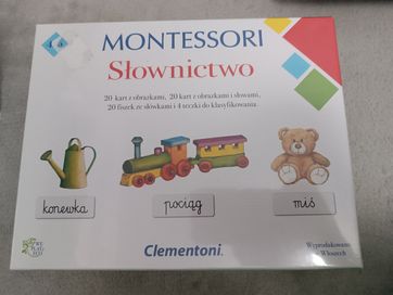 Montessori słownictwo karty/układanka