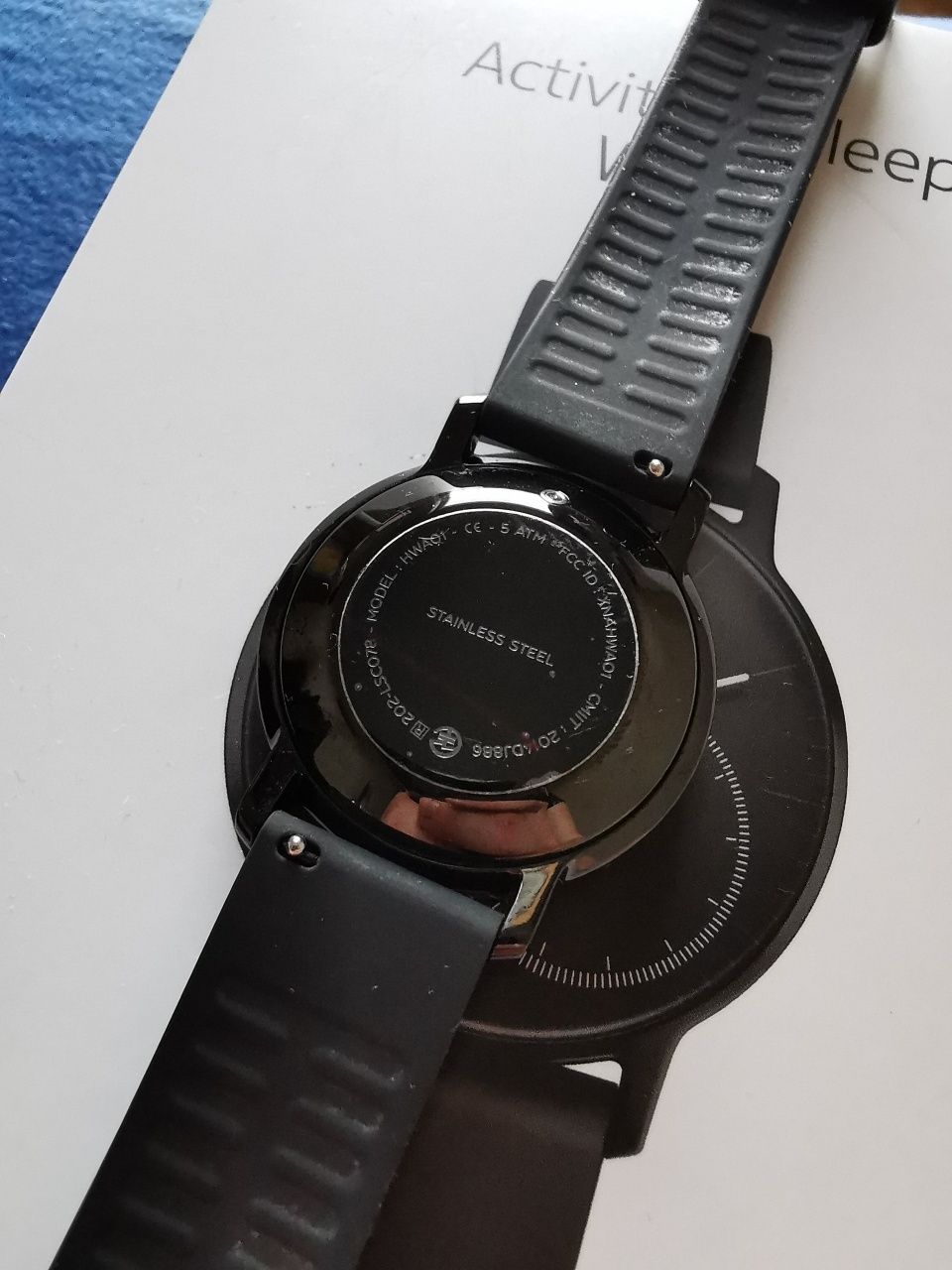 Zegarek Smartwatch Nokia ACTIVITE STEEL CZARNY 36m