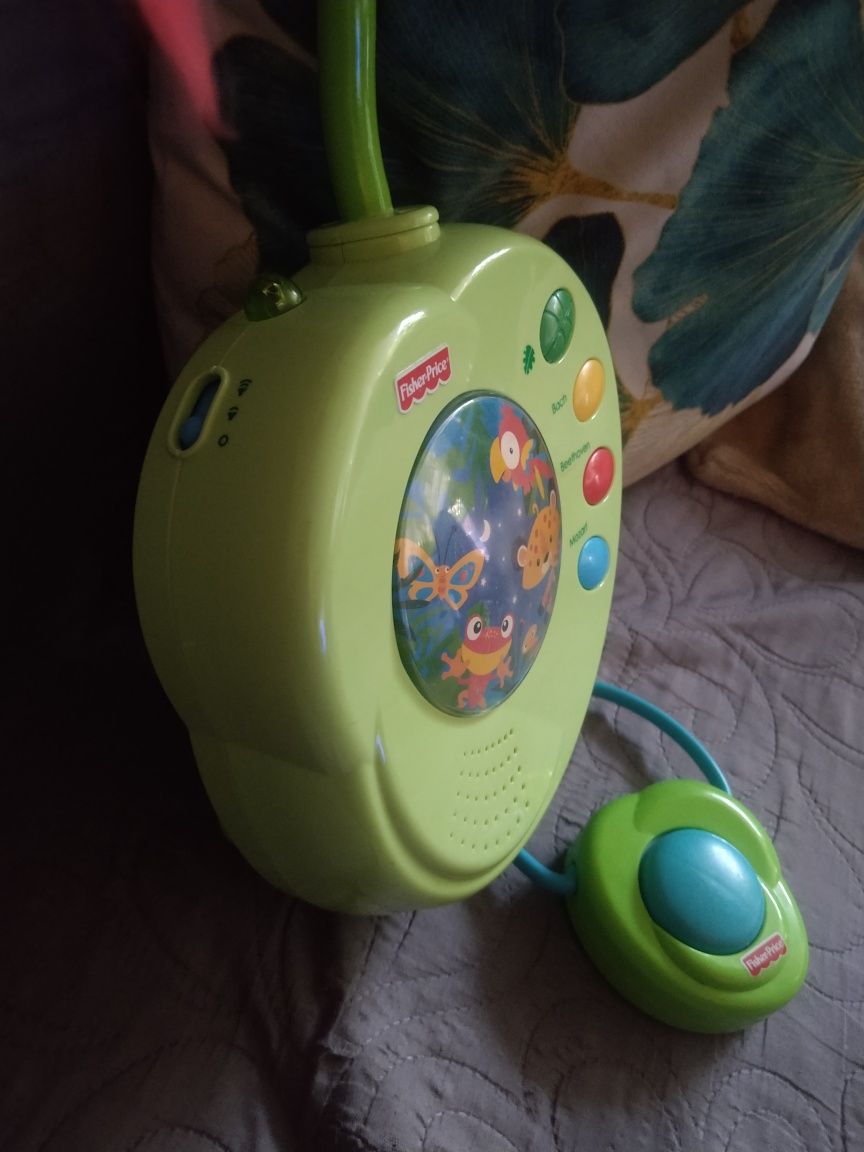Pozytywka karuzela kołysanka do łóżeczka z pilotem Fisher Price
