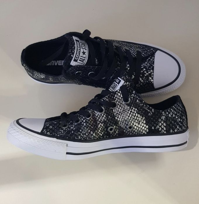 Кеди Converse All Star Chuck Taylor натуральна шкіра Нові снікерси