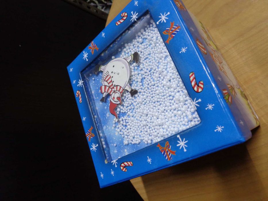 Caixa de Natal Boneco de neve