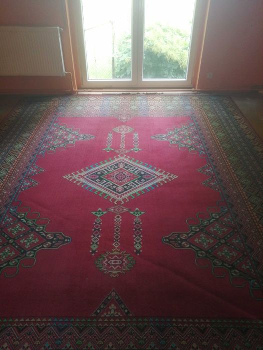 duży wełniany dywan 4x3m