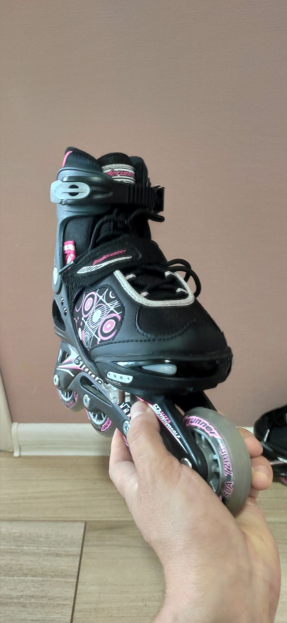 Ролики Rollerblade Bladerunner G (black-pink)