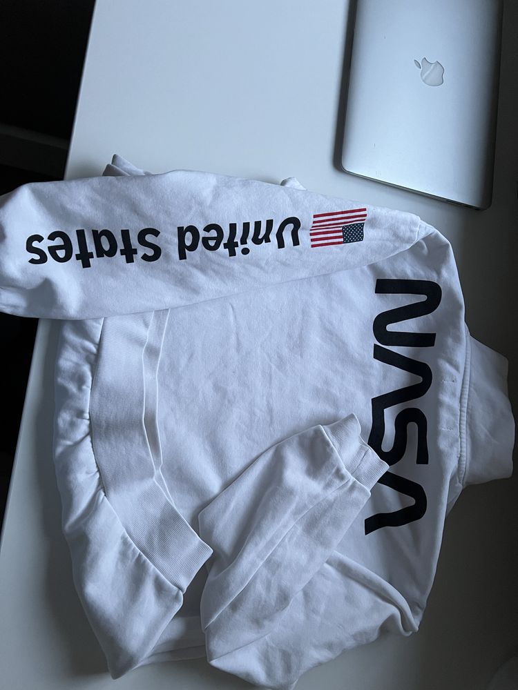 Bluza NASA biała