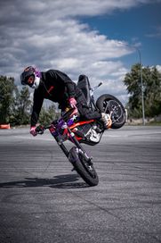 KTM Freeride E-xc stunt converted