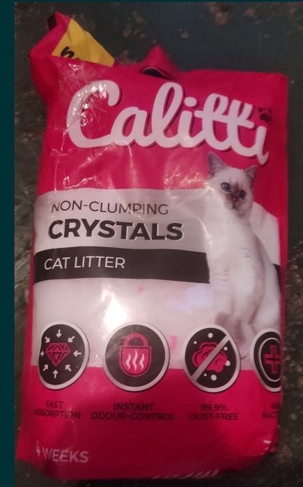 Calitti Crystals żwirek silikonowy 10 kg. - okazja