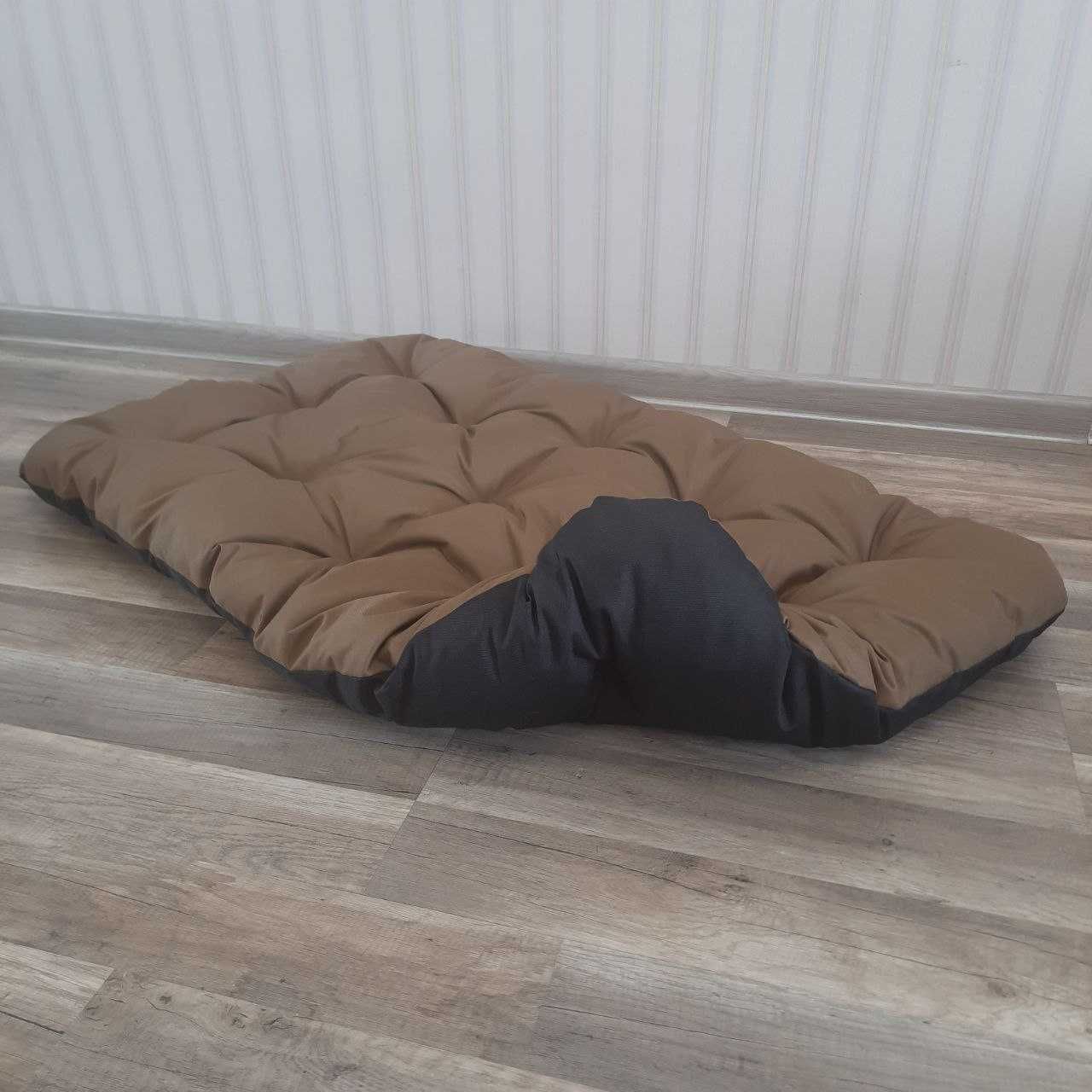 Лежак для собак коричневий Ліжко для собаки Лежанка 105х63см