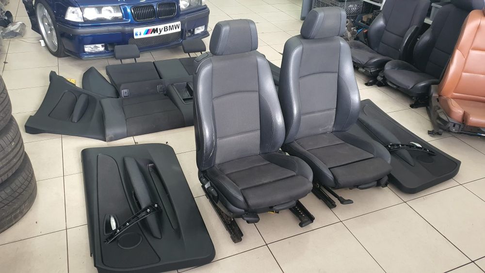 Bmw Interior bmw e81 pack m pele técido bancos e forras