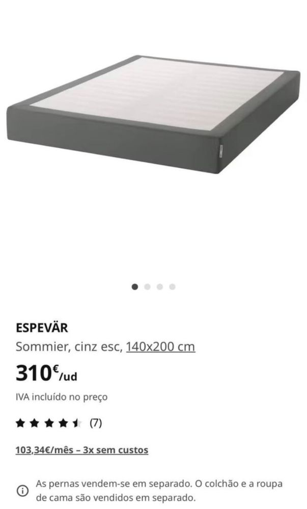 Sommier Espevar (IKEA)