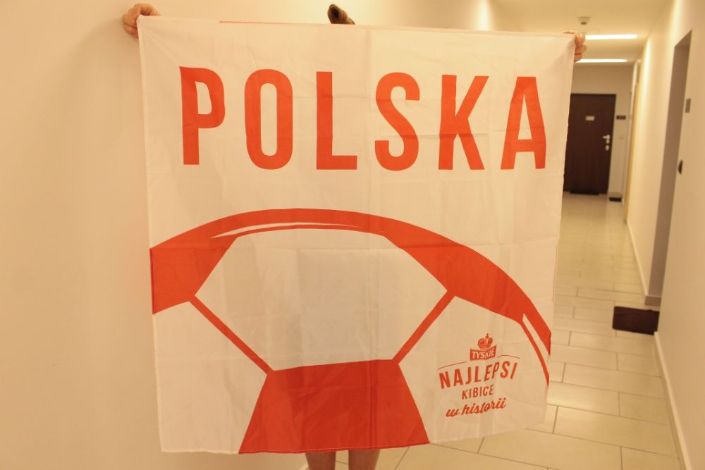Flaga Polska Tyskie duża SUPER OKAZJA !