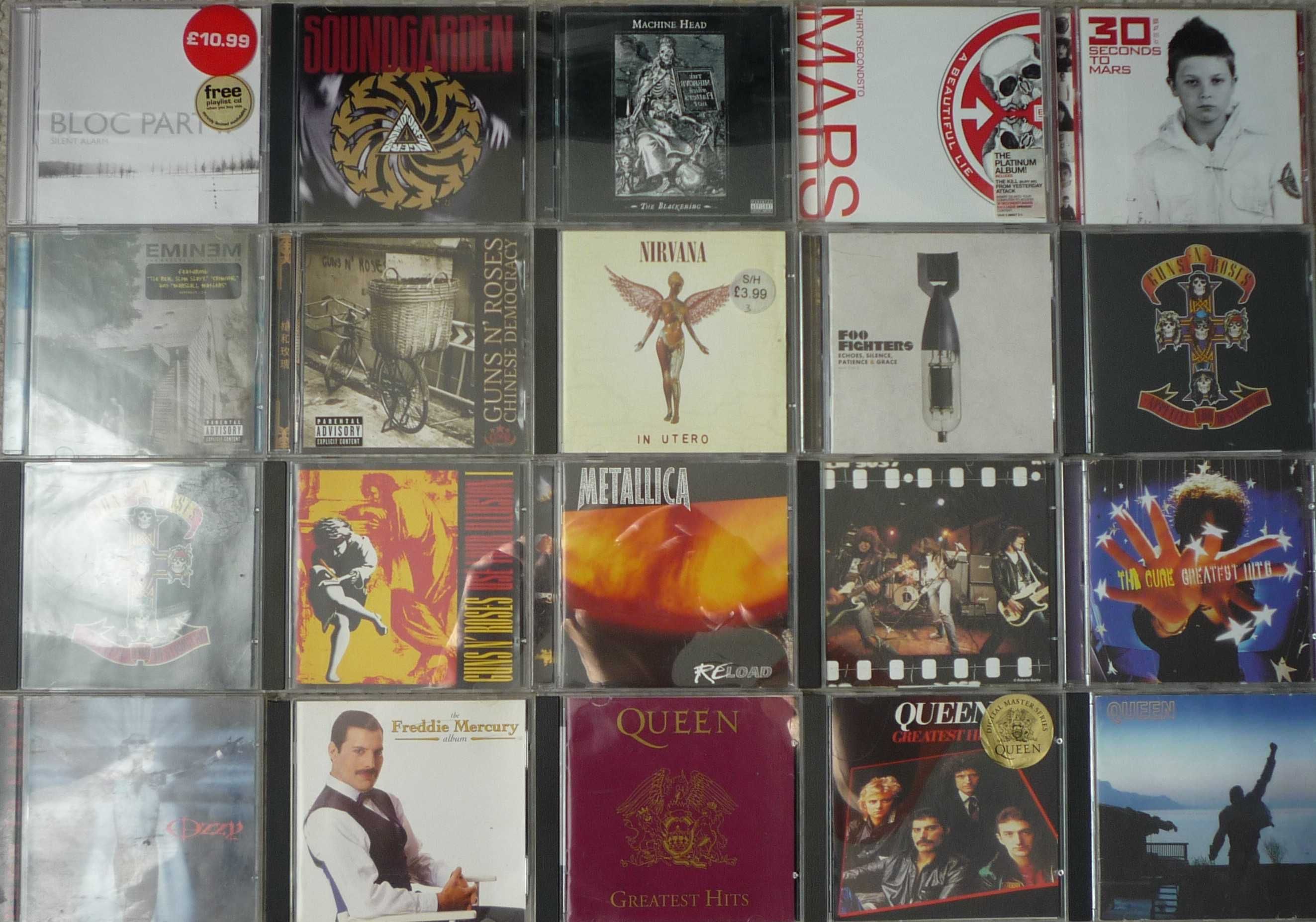 27xCD Judas Priest, The Cure, Slash, Camel, King Crimson