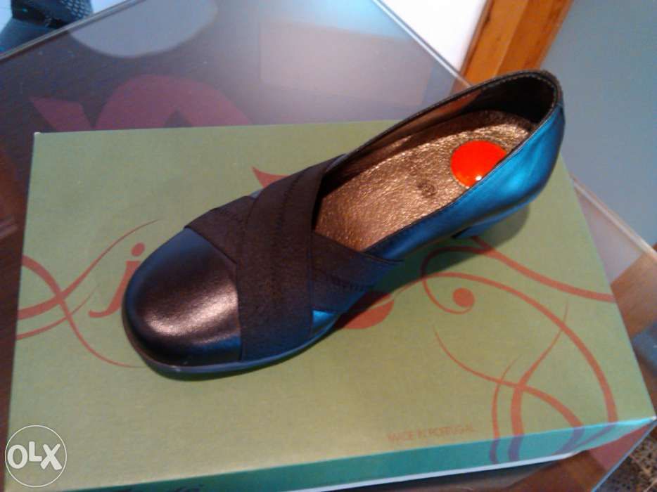Sapatos conforto jade Patricia02 Preto - novo