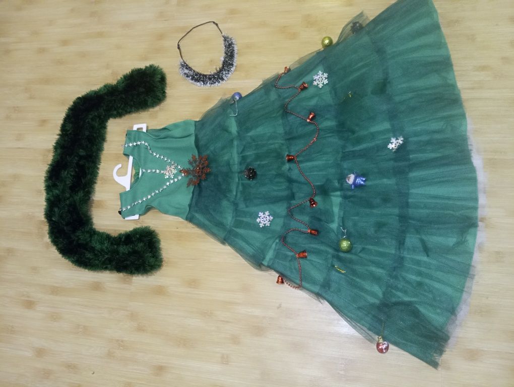Плаття "ялинка" на Новорічне свято