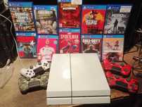 Konsola Ps4 Fat 500GB Biała Stan Idealny + Wymianna