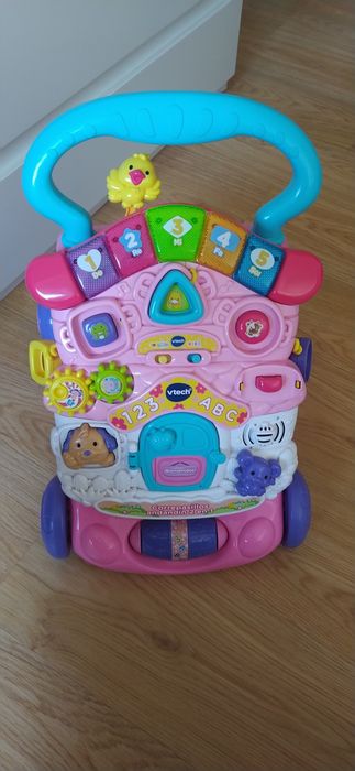 VTech andador cor rosa