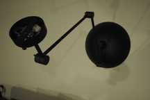 Lampa sufitowa / kinkiet czarny