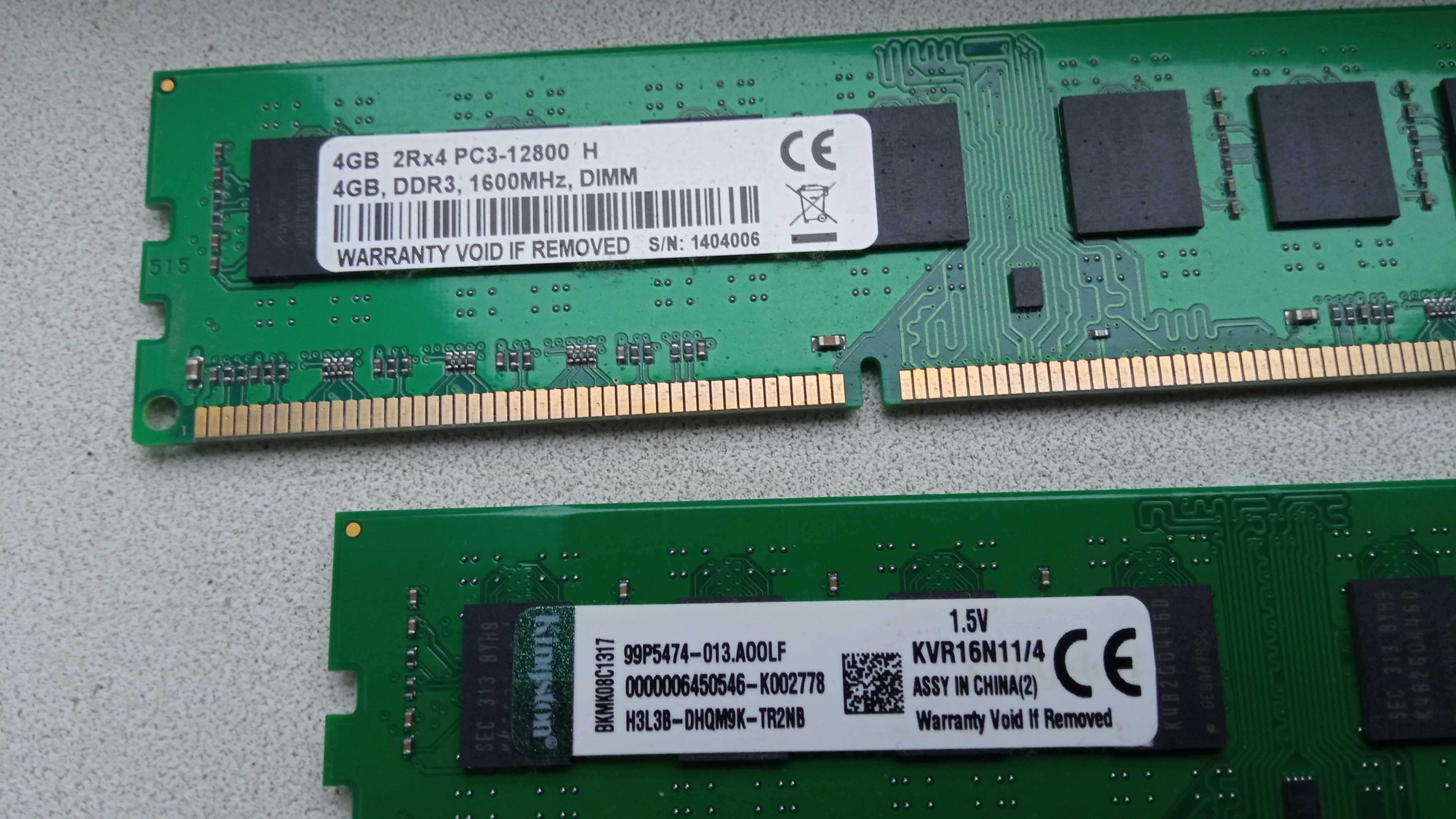 Оперативная память  Kingston 4GB-4GB/1600Mhz/DDR3./AMD