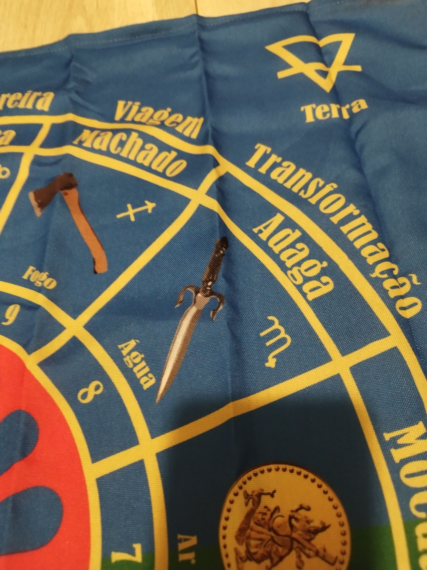 Toalha de Tarot Roda Cigana