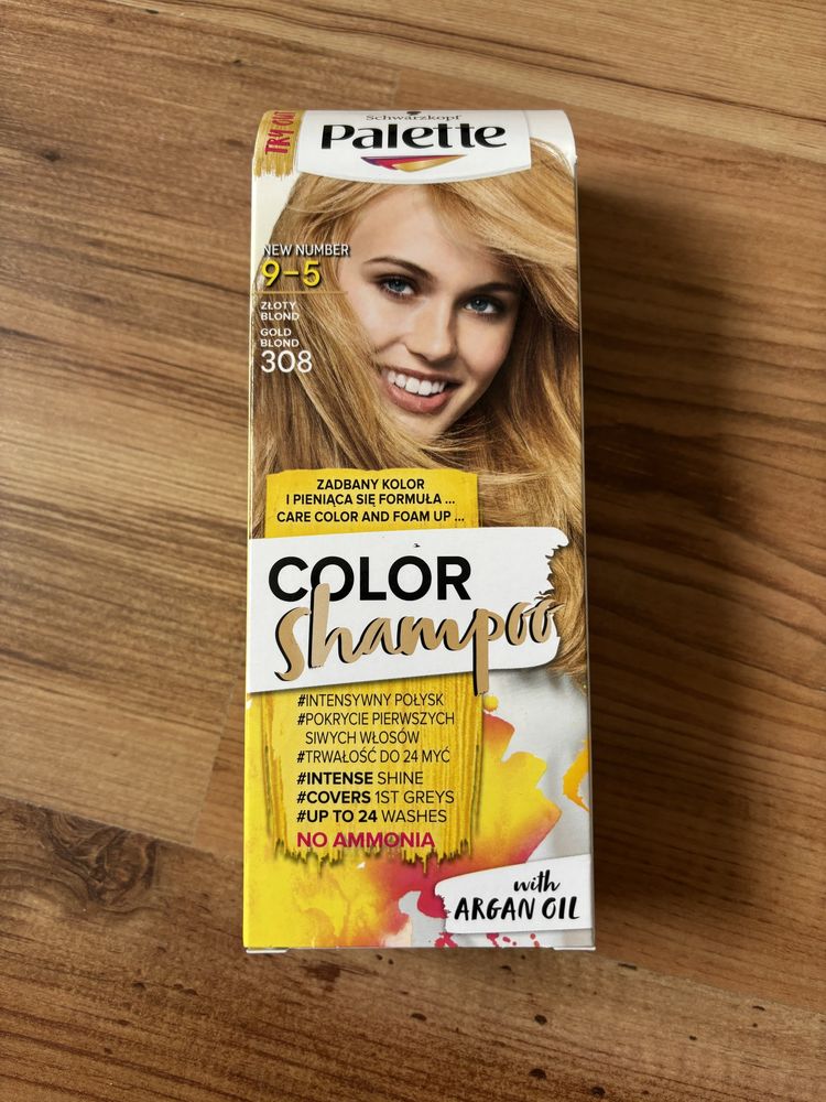 Palette Color Shampoo (308) złoty blond