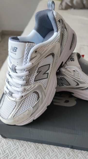 New Balance 530 White Silver Navy EU 36