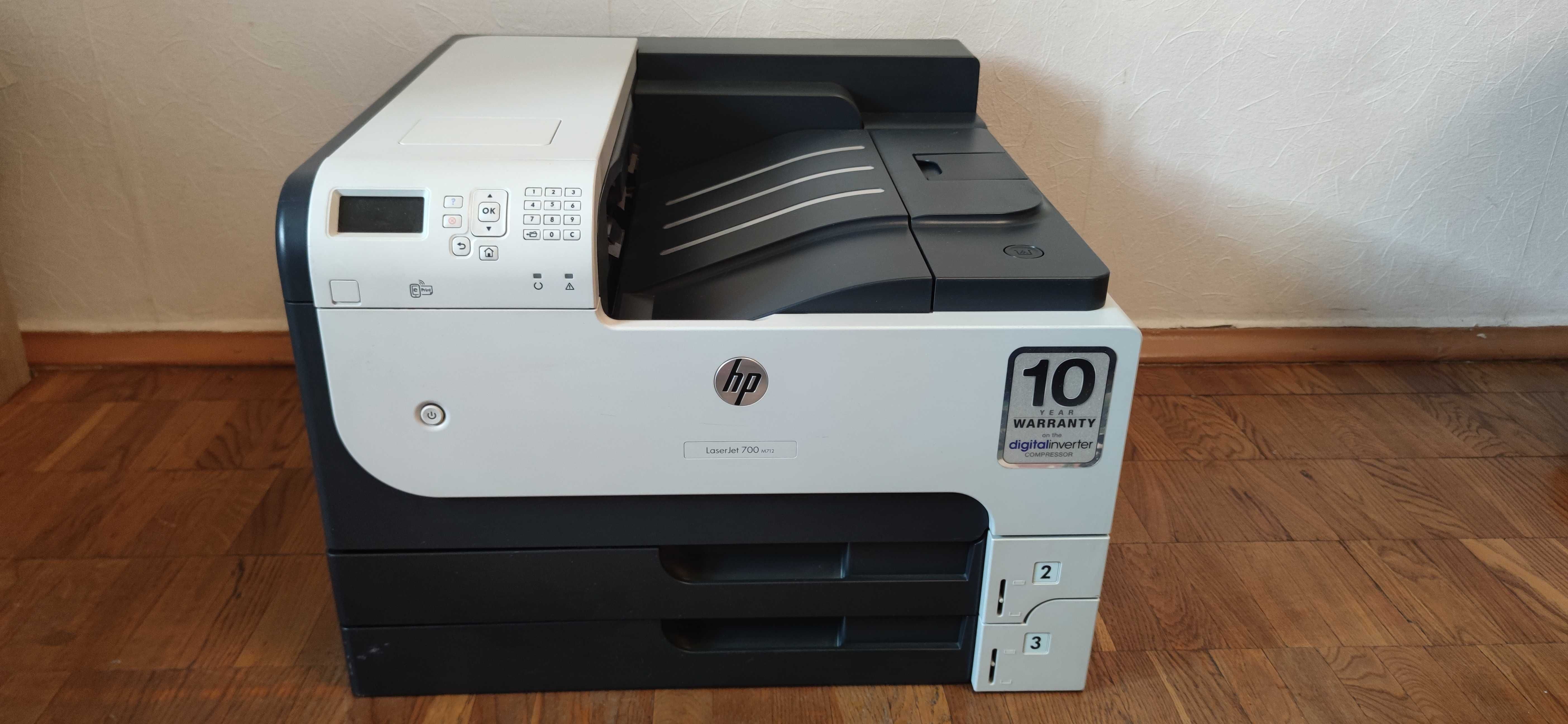 Принтер  HP LaserJet Enterprise 700 M712dn (CF236A) (Б/В, робочий)