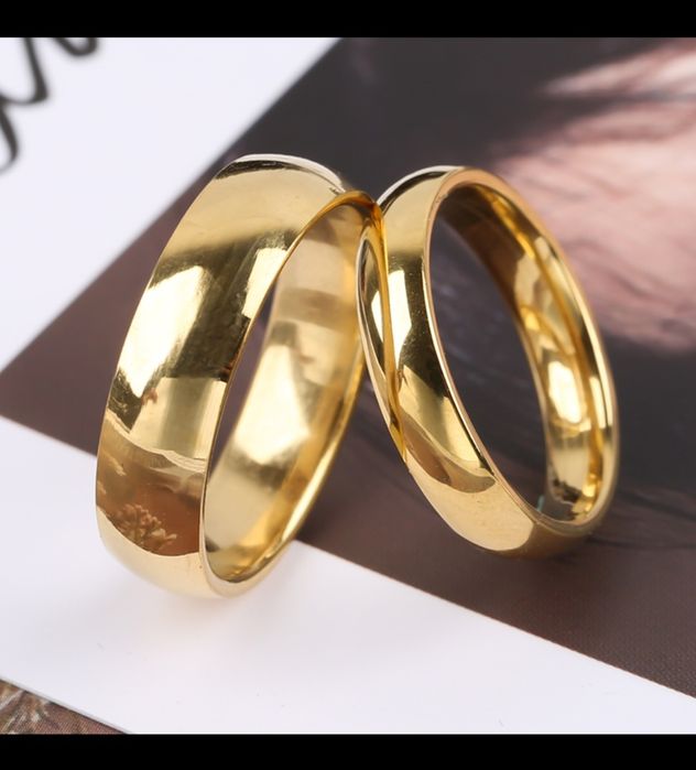 Śliczna obrączka  stal