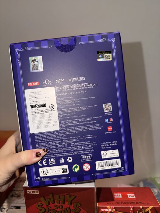 НОВИНКА СКУЛПАНДА ‼️ ОРИГІНАЛ ‼️ Skullpanda Венздей лімітований брелок