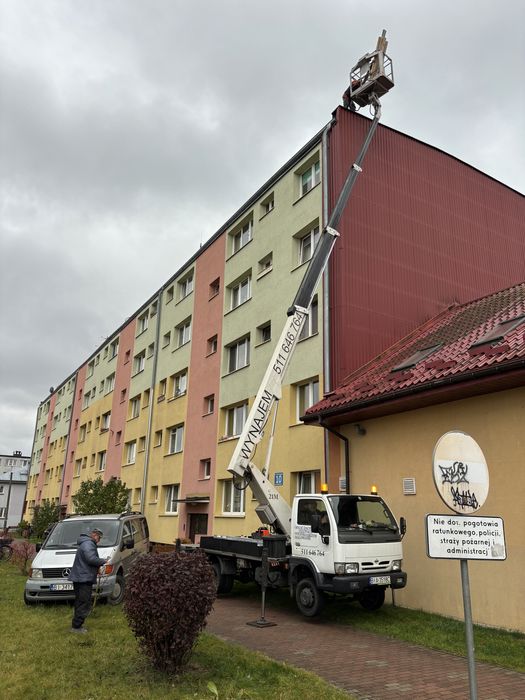 Wynajem podnośników koszowych / zwyżka / podnośnik / podlaskie