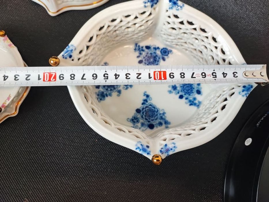 Vintage Porcelanowy ażurowy koszyk pojemnik Wallendorf od lat 1964