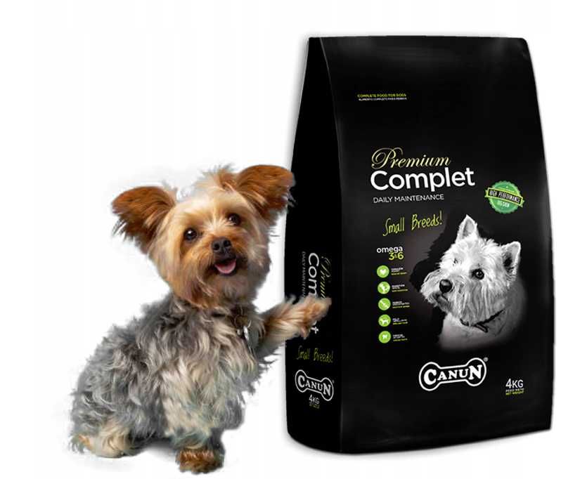 Karma dla psa Canun Complet Small Breeds 4 kg z drobiem