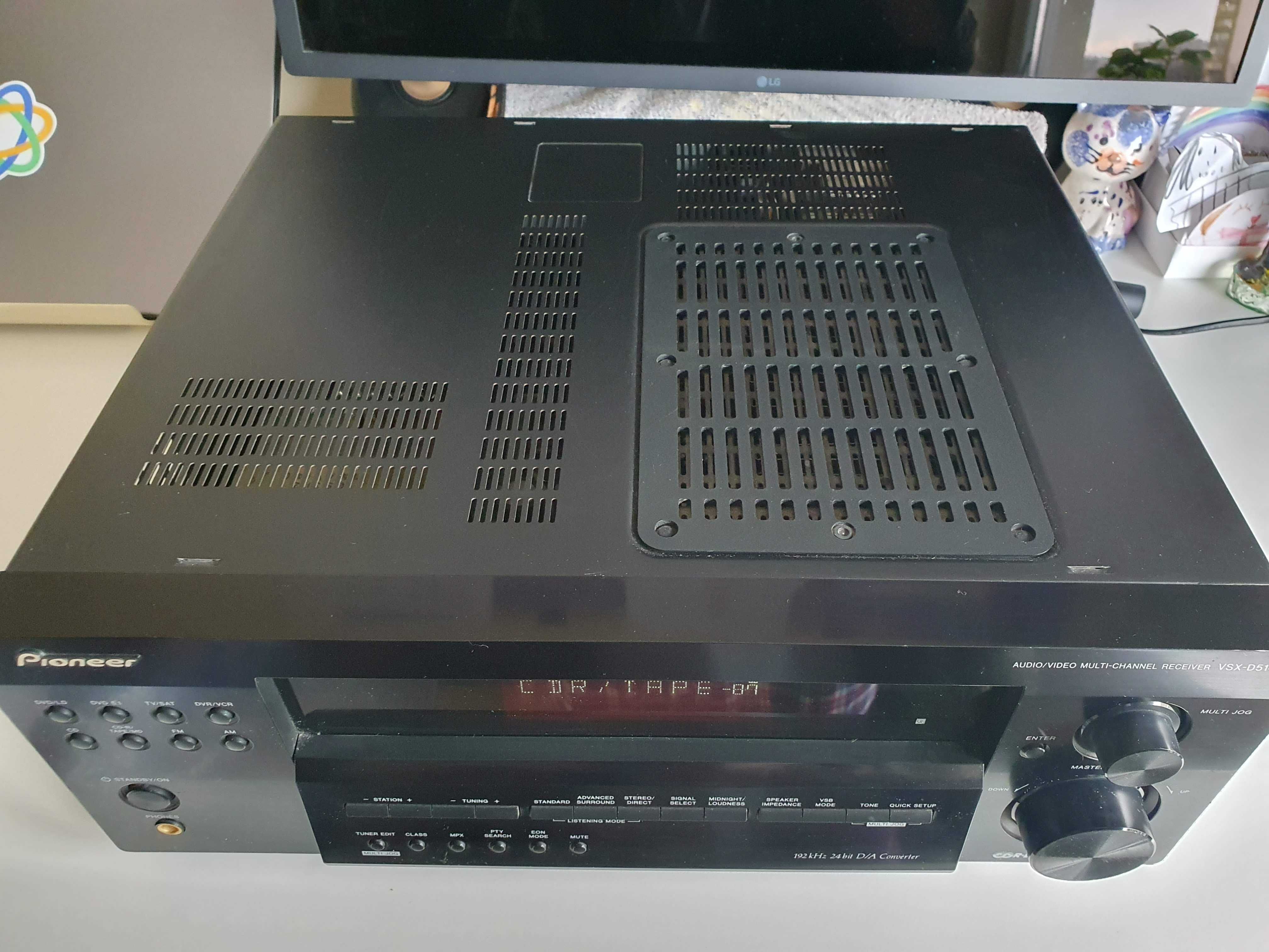 PIONEER VSX-D514 z pilotem amplituer wzmacniacz kino domowe 5.1 optyk