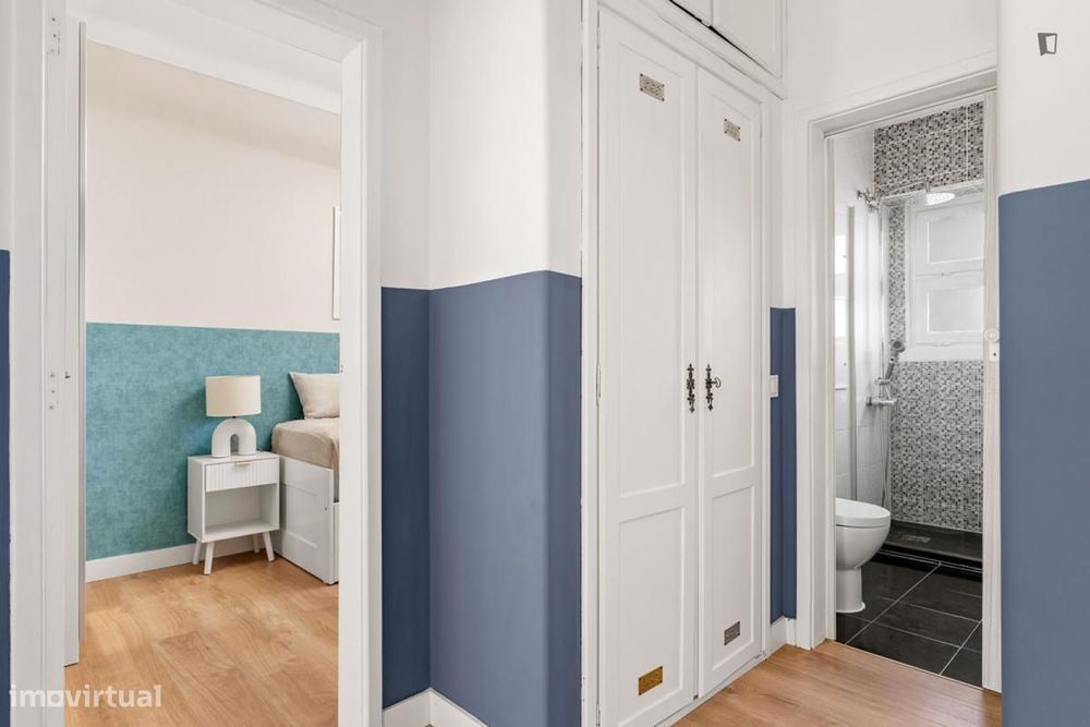 Quarto - localizado em Alvalade Lisbon
