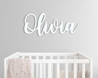 Twój napis IMIĘ dziecka 60cm PLEXI logo naklejka na ścianę meble auto