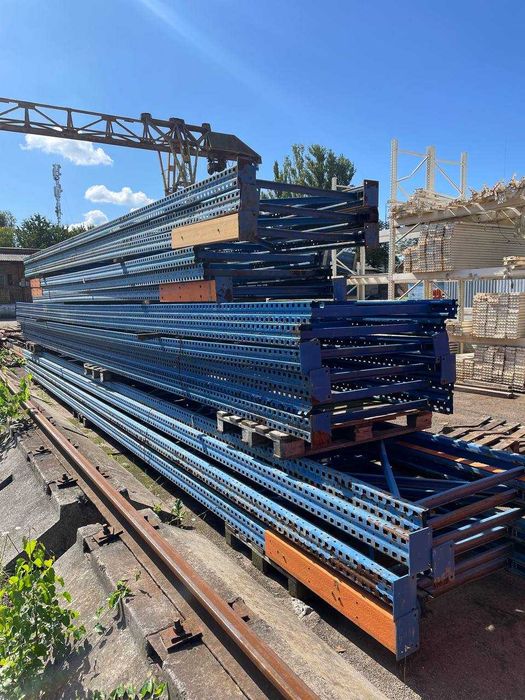 Стелажі палетні, складські б/в. Стеллажи паллетные б/у.