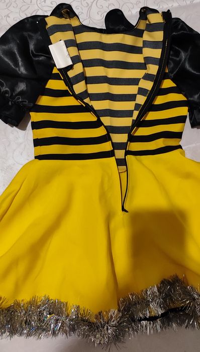 Костюм бджілки, новорічний костюм бджілки на дівчинку 110-116 розміру