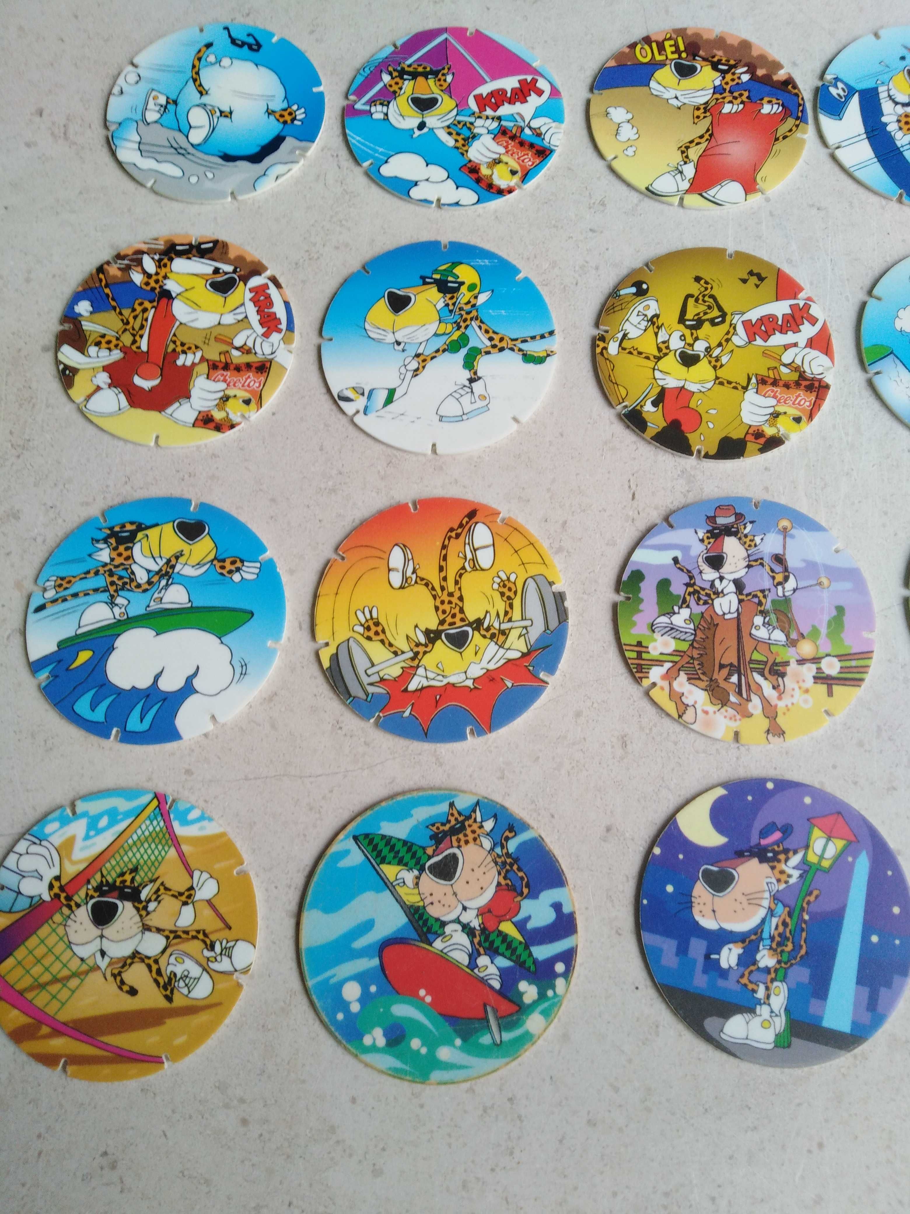 Conjunto de 30 Tazos Chester Matutano