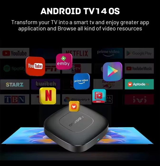 TV Box Android 2gb Ram 16gb rom.
Para streaming