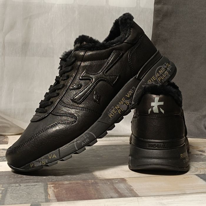 Шкіряні зимові чоловічі кросівки Premiata оригінал