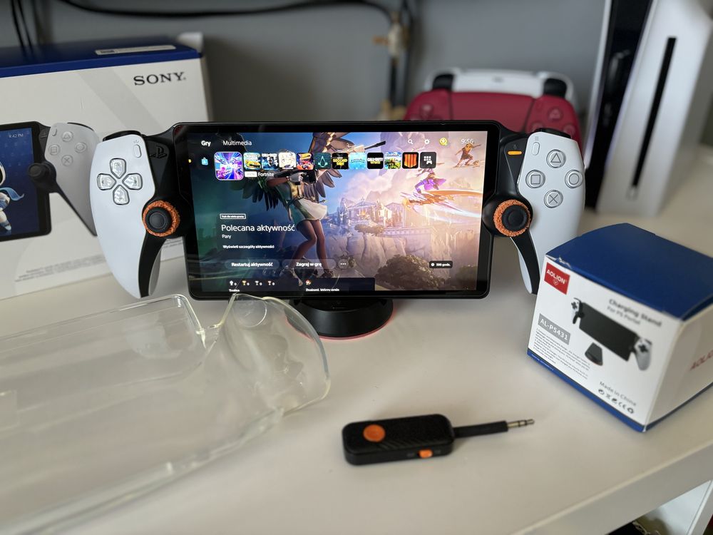 Ps portal ps5 gwarancja ładowarka stojak etui adapter bluetooth szkło