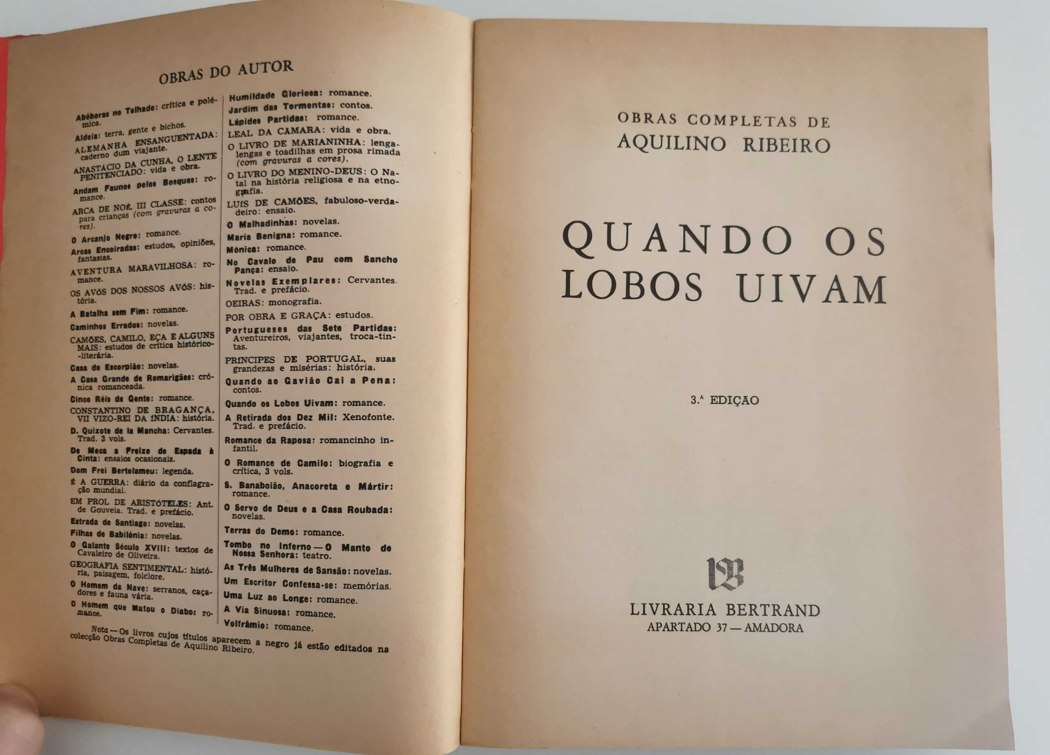 Quando os Lobos Uivam - Aquilino Ribeiro