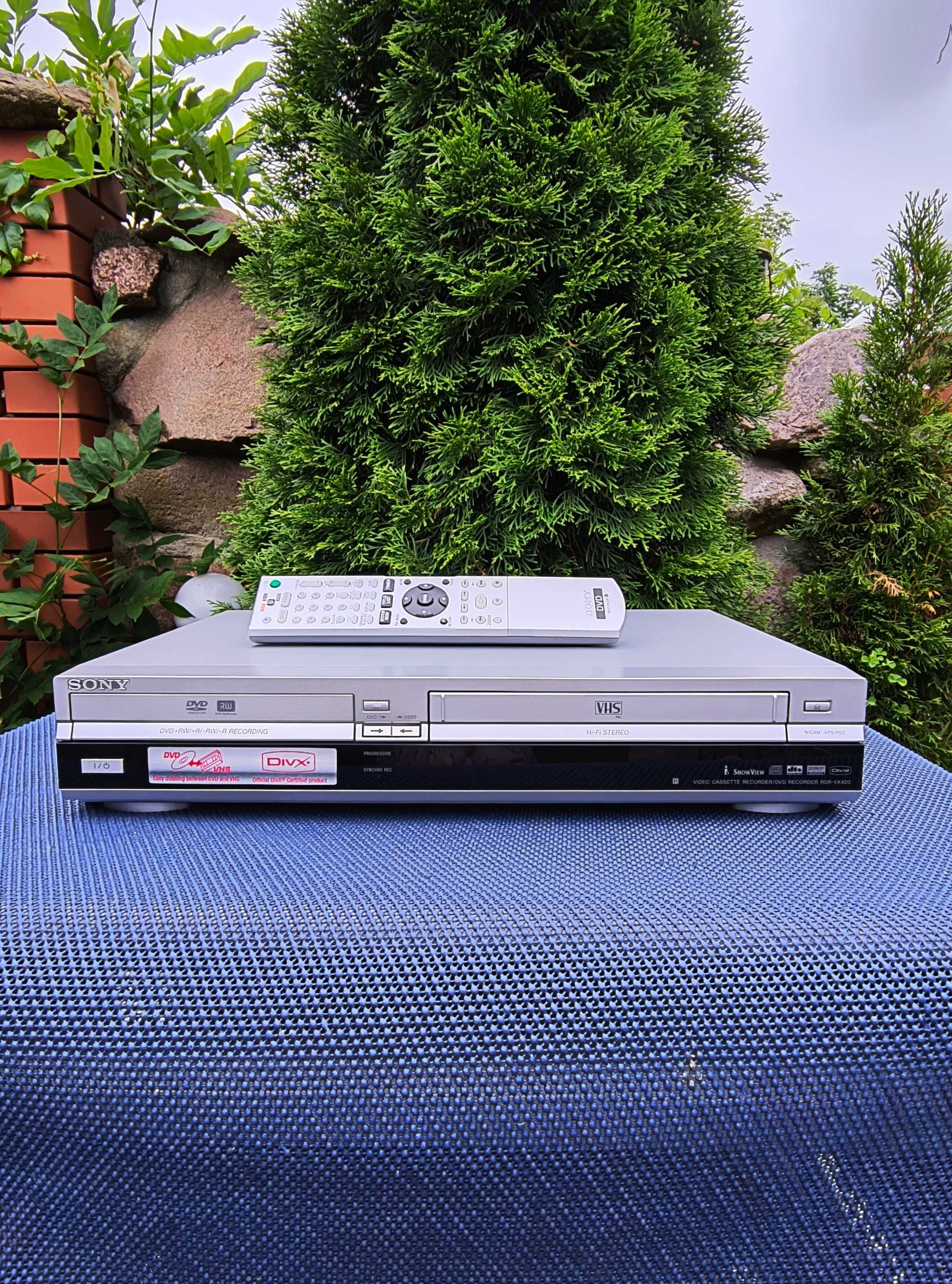 Nagrywarka  Dvd/Vhs-SONY model RDR VX 420 DIVX_HI FI