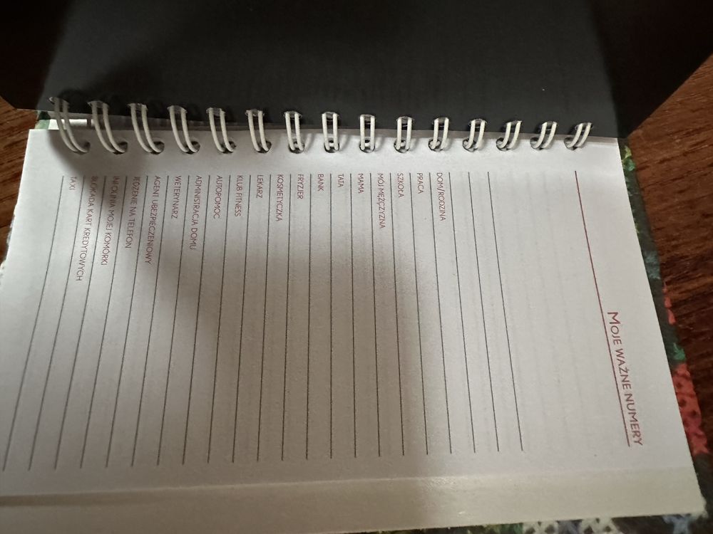 Kalendarz na 2013 oraz notes na telefony i adresy vintege