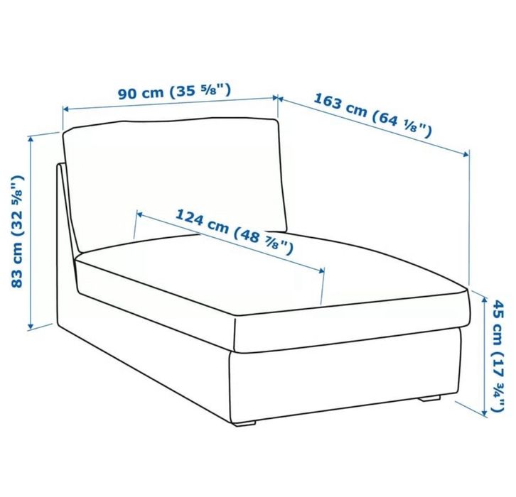 Chaise longue KIVIK - IKEA