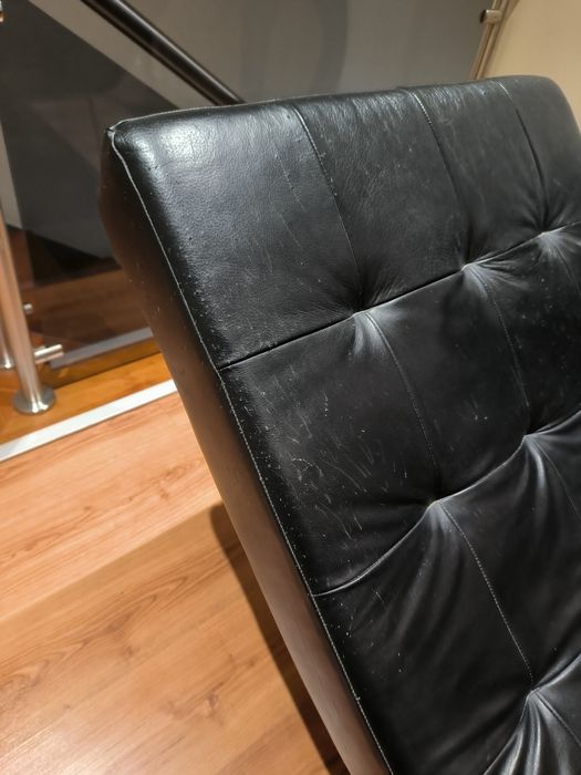 Chaise longue preto