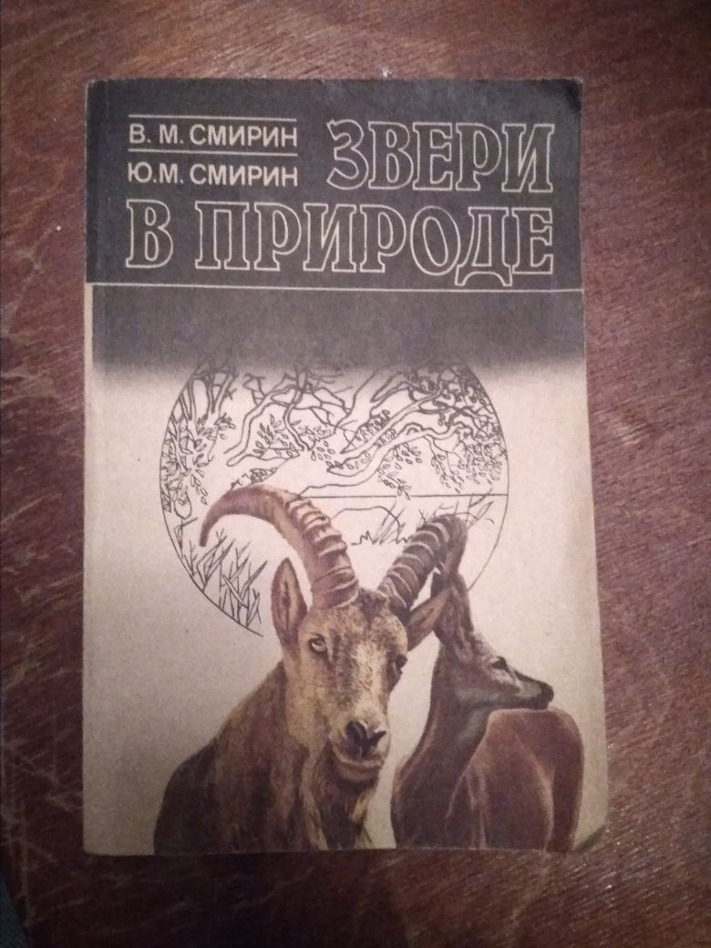 Книга "Звери в природе" Смирин В. М., Смирин Ю. М., 1991