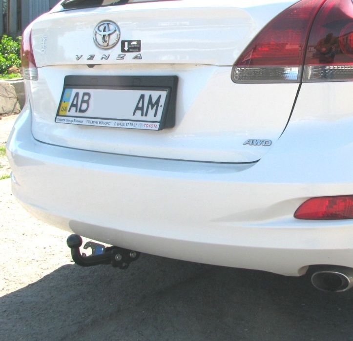 Фаркоп Toyota Venza без подрезки бампера. Прицепное Тойота Венза