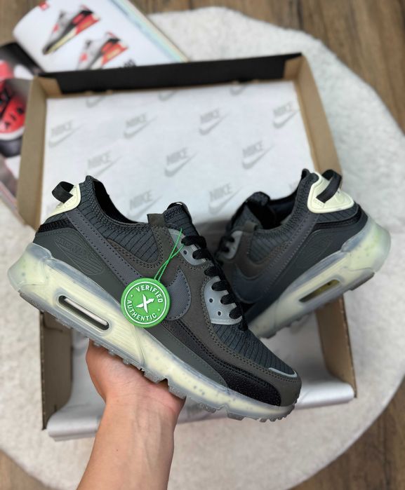 Мужские кроссовки Nike Air Max 90 Terrascape "Grey-Black-White" 40-45