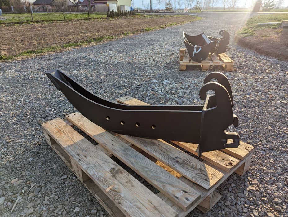 Łyżka kablowa 10–30 cm do minikoparki – Hardox, szybkozłącza