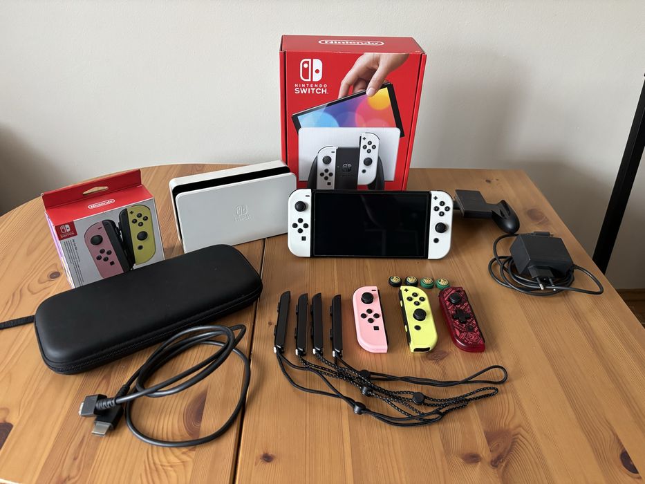 Nintendo Switch OLED  przerobiona + 1TB Sony + JoyCon efekt Halla